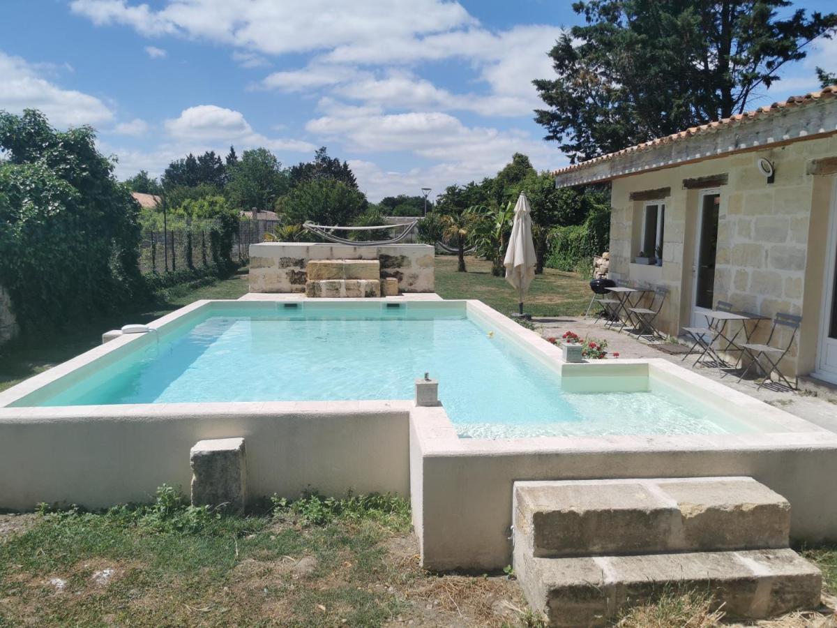 Jolie Villa Avec Piscine Dans Le St Emilionnais Sainte-Terre Экстерьер фото
