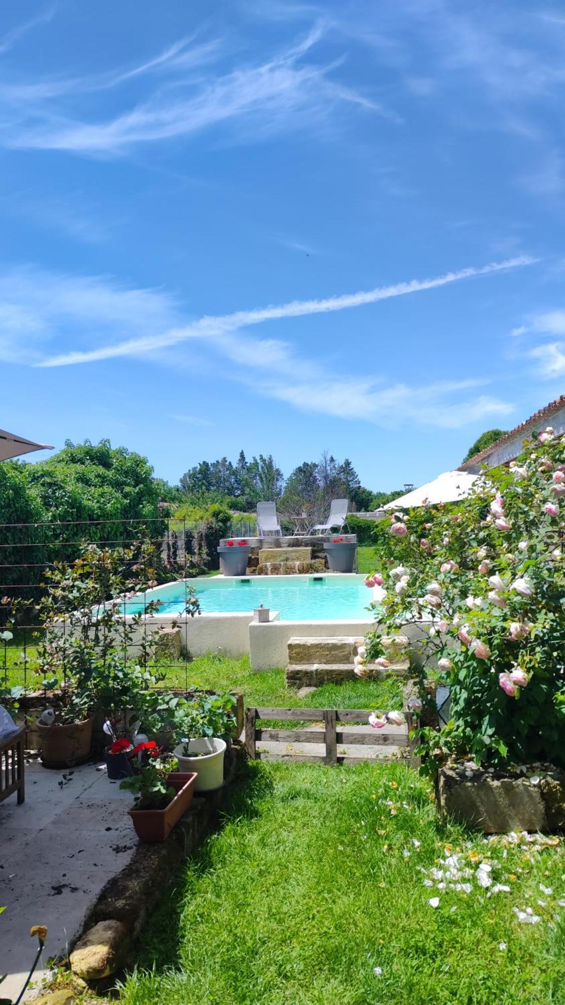 Jolie Villa Avec Piscine Dans Le St Emilionnais Sainte-Terre Экстерьер фото
