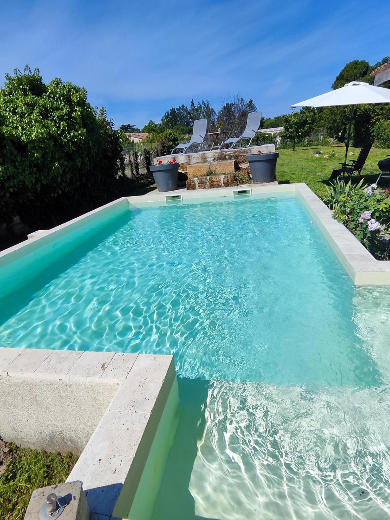 Jolie Villa Avec Piscine Dans Le St Emilionnais Sainte-Terre Экстерьер фото